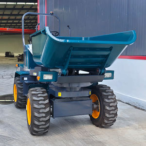 Gratis Verzending Zware Mini Dump Truck <span class=keywords><strong>Loader</strong></span> Met Wielen Articulted Rotatie Emmer Multifunctioneel Bouw Boerderij Gebruik - Product Image 6