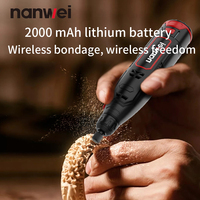 Broyeur électrique rechargeable pour le bricolage, mini perceuse rotative à gravure fine avec câble de données USB