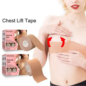 Eeihoe Elastische Doek Borst Sticker Tapewomen Boob Tape Tepel Cover Lichaam Onzichtbare Bh Diy Borst Lift Tape Optilt Boob Tape