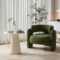 Canapé simple léger et luxueux, table basse combinée, design multifonctionnel en tissu pour hôtel, salon de beauté