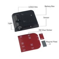 Auto Universal inalámbrico LED 3D sombra proyector cortesía paso luces bienvenida luces coche puerta Logo luz coche accesorios