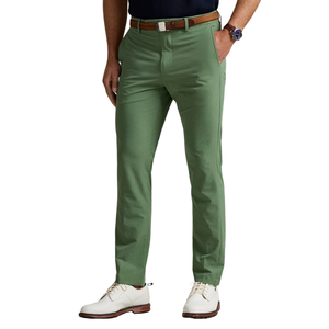 Pantalons de golf slim fit pour hommes de qualité supérieure, séchage rapide, légers, logo personnalisé, taille basse, teinture en pièce, pantalons de sport décontractés - Product Image 1