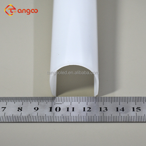 Polycarbonate vòng ánh sáng màu trắng sữa khuếch tán bìa cho đèn <span class=keywords><strong>LED</strong></span> Tùy chỉnh thực hiện dòng Nhựa chụp đèn cho văn phòng ánh sáng Trần - Product Image 5