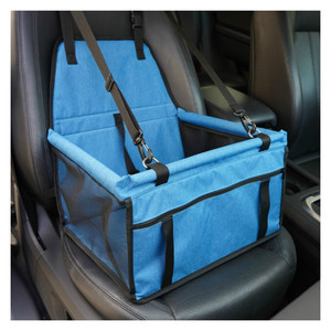 Durable <strong>Pet</strong> Car <strong>Booster</strong> Seat Dog Front Protector Car Seat with Zipper Storage Pocket Suitable for Small Medium <strong>Pets</strong> up to 20 Lbs - Product Image 5