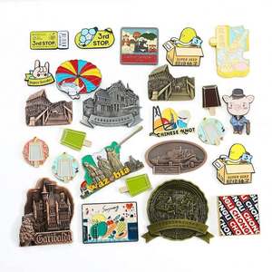 Aimant de réfrigérateur personnalisé en alliage de zinc durable avec logo imprimé en sérigraphie - Design de dessin animé mignon, cadeaux promotionnels personnalisés - Product Image 5