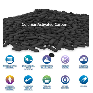 Aktivkohle pellets Improgated KOH für H2S und Säure gasen tfernung Chemische Industrie Kohlen teer Säulen aktivkohle - Product Image 5