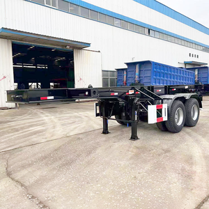 Châssis de semi-remorque squelette porte-conteneurs à 2 essieux pour <span class=keywords><strong>transport</strong></span> en quai, directement de l'usine et de haute qualité - Product Image 6