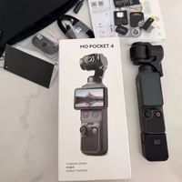 Nouvelle Caméra Vlog 2026 Pocket 4 avec capteur CMOS 1 pouce 4K/240fps, Suivi IA 7.0, Caméra portable à cardan 3 axes, En stock