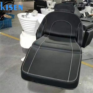 Kisen High <b>End</b> 3 Motor Electric Adjustable Lift Salon Barber Shampoo Chair Shampoo Bowl Sink Hair Wash <b>Bed</b> with Massage for Sale - Product Image 6
