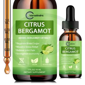 Экстракт бергамота для цитрусовых, жидкие капли, добавки для здоровья сердца, уровень холестерина и артериального давления, иммунная поддержка для взрослых - Product Image 1