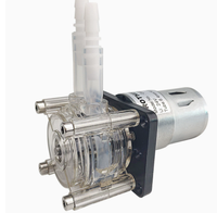 Pompe péristaltique à haut débit, facile à installer, pompe péristaltique 12v/24v, pompe doseuse, pompe à vide, 500ml/min, modèles plats