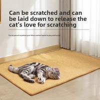 Griffoir mural vertical en sisal pour chat, résistant à l'usure, anti-chute de fibres, protection de canapé, jouet pour chat, design mignon