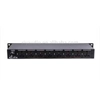 Secuenciador de Energía VS308 de 8+2 Tomas con Control de Temporización de Conmutación Secuencial, Pantalla LCD de Voltaje y Sistema de Interruptor de Circuito
