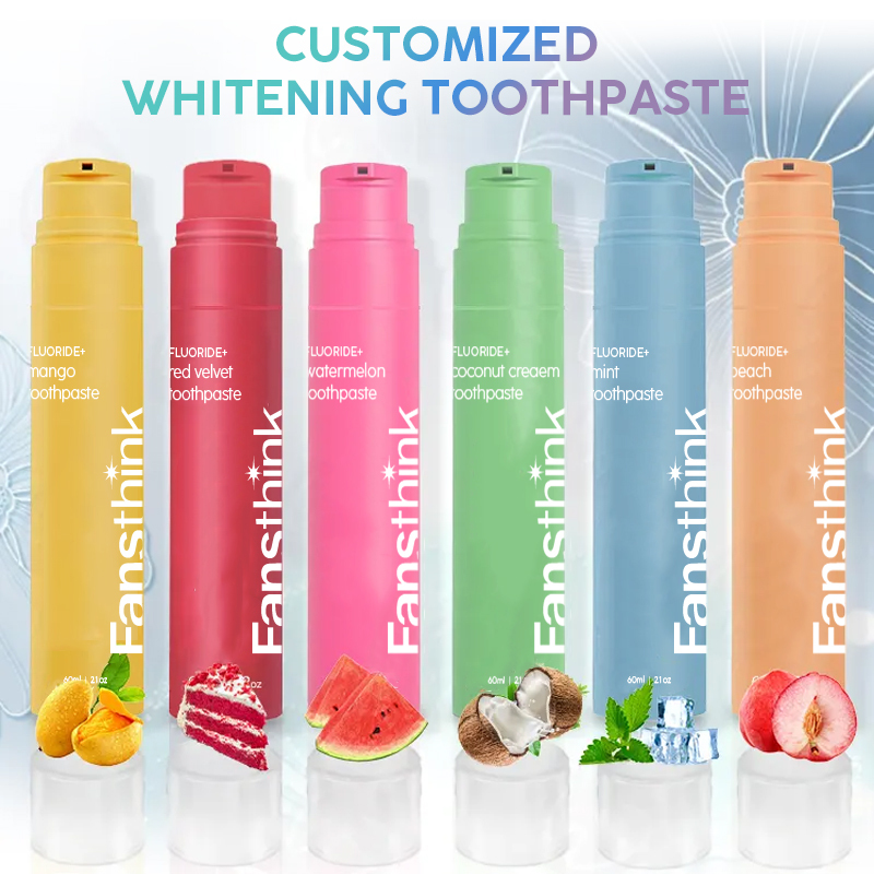 Custom Private Label Toothpaste Logo Fruit