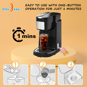 Cafetera <span class=keywords><strong>Keurig</strong></span> de una sola taza con tapa de plástico desmontable de apagado automático para uso doméstico y hotelero - Product Image 3