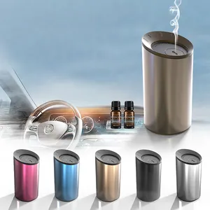 Mesin Nebulizer aromaterapi mobil Mini portabel, mesin penyebar Aroma minyak esensial elektrik tanpa air grosir