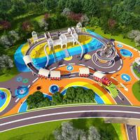 Taman Bertema Desain IP Multi-tema (Kereta Laut/Lautan/Bunga/Kastil) Suasana Imersif Interaktivitas Tinggi Plastik Non-standar