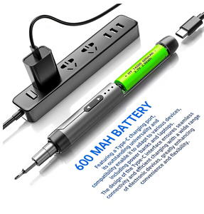 Juego <span class=keywords><strong>de</strong></span> Destornilladores Eléctricos Mini 46 en 1, <span class=keywords><strong>Destornillador</strong></span> Inalámbrico con Luz LED para Manualidades, Juguetes, Gafas, Computadoras Portátiles, Mantenimiento del Hogar - Product Image 3
