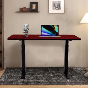 Escritorio Eléctrico Extensible y Convertible Moderno para Oficina, con Doble Motor, Ergonómico, de Acero Inoxidable y Madera, para <span class=keywords><strong>Pedidos</strong></span> al por Mayor - Product Image 4