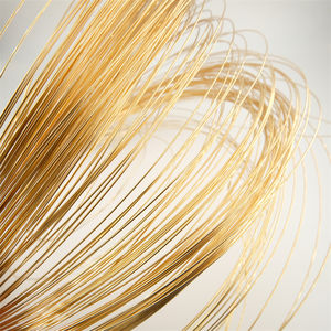 芸術的なワイヤージュエリー作りイヤリングの発見ジュエリー作り用品18kゴールドプレートワイヤー - Product Image 2