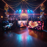 Écran LED portable et pliable P2.604 pour DJ, adapté aux scènes, mariages et festivals