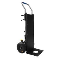 Nouveau chariot électrique à grande capacité en acier inoxydable avec roues gonflables, monte-escaliers, hauteur maximale de 230 mm, pour l'utilisation dans les usines agroalimentaires