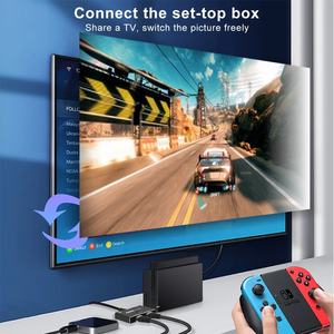 MOSHOU สวิตช์ <span class=keywords><strong>HDMI</strong></span> <span class=keywords><strong>2.1</strong></span> 8K@60Hz ตัวแยกสัญญาณ 2 เข้า 1 ออก 4K@120Hz Ultra HD สำหรับคอมพิวเตอร์ แล็ปท็อป ต่อ 2 อุปกรณ์เข้ากับจอแสดงผล 1 อุปกรณ์ - Product Image 6