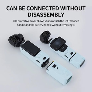 Pour DJI Osmo Pocket 3 étui de protection en Silicone anti-chute avec poche de couverture accessoires de caméra d'action Sport - Product Image 4
