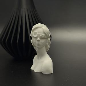 Estatua de Busto de Mujer Impresa en 3D de Alta Calidad, Personalizada OEM, Marca WANCAI, Regalos de Arte para Interiores y Exteriores, Modelo Preconstruido para Aficionados, Edades 8+ - Product Image 2