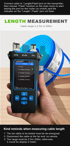 Noyafa Optisches Leistungsmessgerät Glasfaser <span class=keywords><strong>TDR</strong></span> Netzwerkkabel-<span class=keywords><strong>Tester</strong></span> NF-8508 LAN-<span class=keywords><strong>Tester</strong></span> Netzwerkkabel-<span class=keywords><strong>Tester</strong></span> RJ45 - Product Image 5