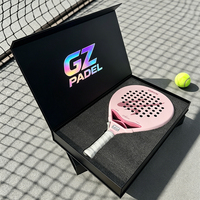 Caja de Cartón Rígido de Lujo Personalizada Profesional con Precio de Fábrica y MOQ Bajo, con Acabado UV Localizado y Relieve Magnético para Raqueta de Pádel con Espuma