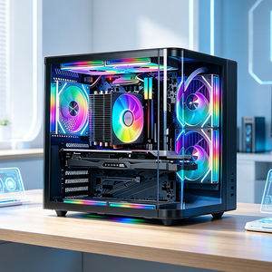 Ordinateur <span class=keywords><strong>de</strong></span> bureau <span class=keywords><strong>PC</strong></span> <span class=keywords><strong>de</strong></span> jeu haute performance Intel Core I3 12100 8 Go 256 Go SSD UHD Graphics 730 pour le bureau et <span class=keywords><strong>les</strong></span> entreprises - Product Image 1