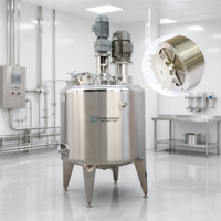 Cuve de mélange électrique 100L pour chocolat avec agitateur et contrôle automatique de la température pour la production de bonbons