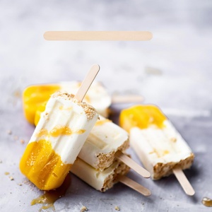 Bâtonnets de crème glacée en bois de bouleau écologiques, de qualité alimentaire, biologiques, personnalisables et adaptés à la consommation humaine - Product Image 2