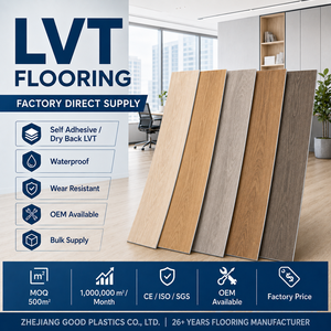 Piastrelle Autoadesive in Vinile, <span class=keywords><strong>Pavimento</strong></span> LVP a Spina di Pesce con Stampa Digitale Personalizzata, Rovere Bianco, Impermeabile, Design <span class=keywords><strong>Moderno</strong></span> Nero - Product Image 1