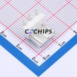 W396110K-3PY2113 Wire-to-Board Pin Header Bent Lead Through Hole,P=3.96mm Connector 1x3P 3.96mm Right Angle Insert VH - Product Image 1