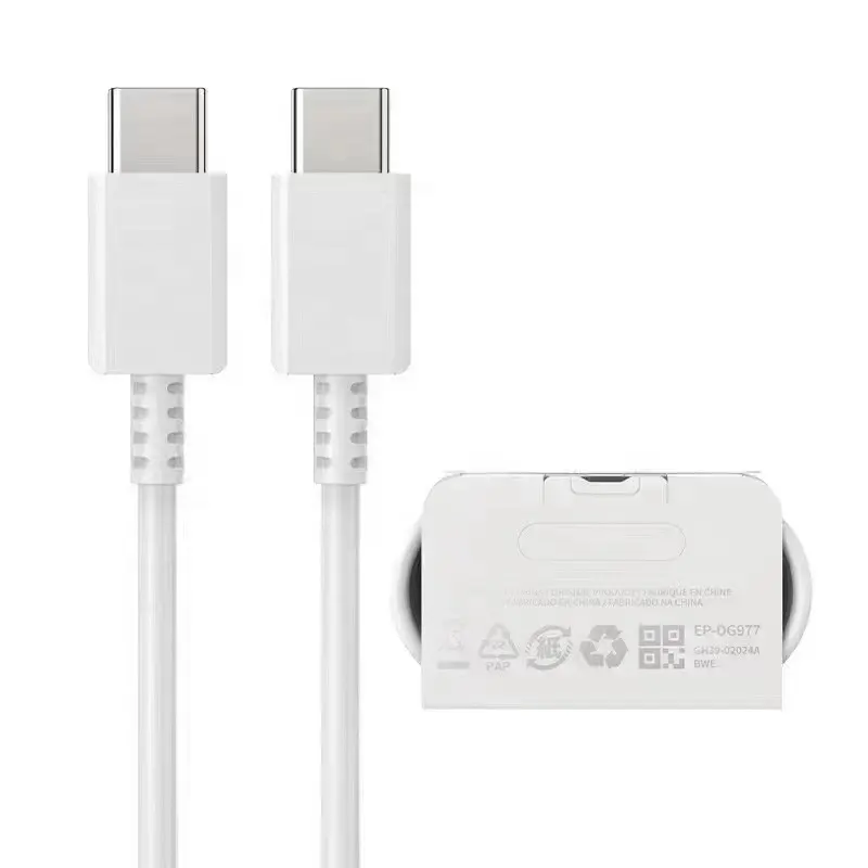 NOTE10/S20 câble de données double interface TYPE-C 3A/5A/8A câble de charge rapide C à C câble de charge adapté pour Samsung