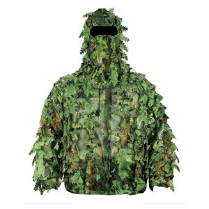 Combinaison de chasse d'hiver professionnelle avec motif de feuilles 3D, veste et pantalon de chasse pour hommes, pour la forêt et la montagne - Product Image 6