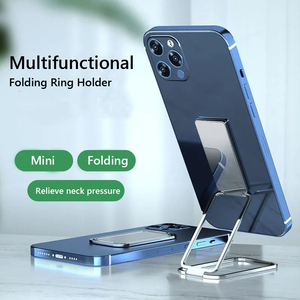 Foldable Portable CNC Aluminum Alloy <strong>Expandable</strong> Strong Adhesive Cute Mobile Cell Phone Grip <strong>Holder</strong> - Product Image 2