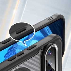 For <strong>Google</strong> Pixel 9 Pro XL 8A 9A Carbon <strong>Fiber</strong> Pattern Matte PC TPU Shockproof Magnetic Wireless Charging Phone Case - Product Image 3