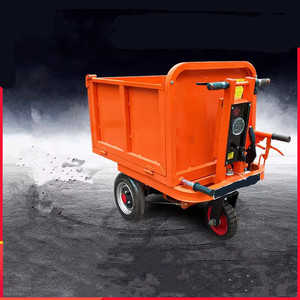 Chariots à main électriques Dépoussiéreurs Camions à benne basculante pour la manutention de matériaux de chantier Transport efficace de briques de ciment et de sable - Product Image 6