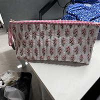Pochette pour sèche-cheveux à cheveux longs, douce, matelassée, pliable, légère, avec fermeture éclair et boucle de suspension, imprimé floral, étui de voyage pour femme