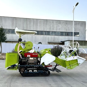 Moissonneuse-batteuse chenillée 25 CV, petite machine de <span class=keywords><strong>récolte</strong></span> de céréales sur chenilles pour <span class=keywords><strong>la</strong></span> <span class=keywords><strong>récolte</strong></span> du riz et du blé en ferme - Product Image 5