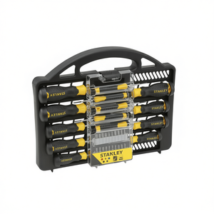 Stanley <b>Screwdriver</b> <b>Set</b> 34 Pc With Case And <b>Bits</b> For Home And Workshop Use - Product Image 2