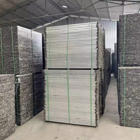 Palette en plastique recyclé GMT à double face renforcée et durable pour machine à fabriquer des briques Qt424