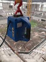 Grue de treuil électrique portable 1500W 110V 1100lbs avec fil et télécommande sans fil