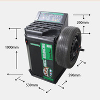 Équilibreuse de roue d'équipement d'alignement de roue direct d'usine pour des pneus