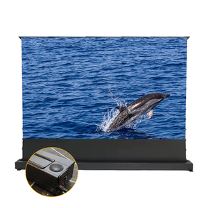 Écran de projection électrique <span class=keywords><strong>automatique</strong></span> ALR 84 pouces 16:9 en PVC, garantie 1 an pour projecteurs UST/normal, usage domestique et extérieur - Product Image 1