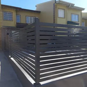 Fences For Houses Aluminium Wind Resistant Modern Aluminium Fence Garden Metal Factory