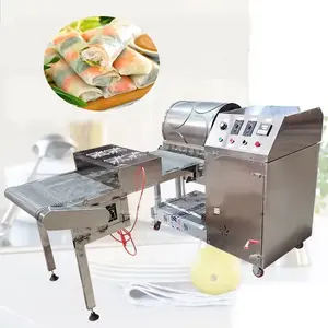 Spring Roll Skin Crepes Production Line crepe samosa sheet pancake machine roti Injera maker automatic Lumpia Wrapper Machine